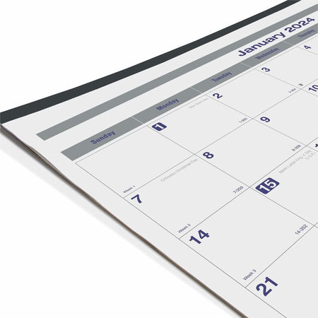 Blueline Net Zero Carbon Desk Pad - Top