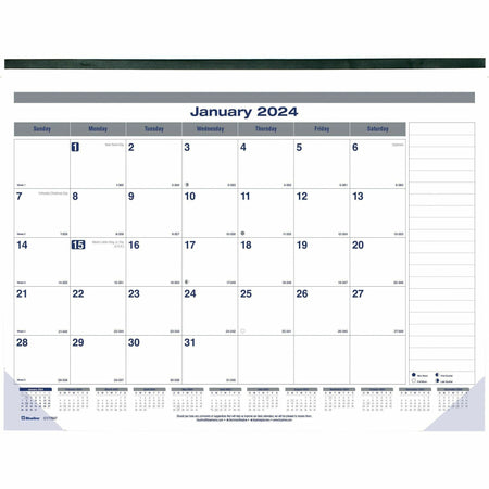 Blueline Net Zero Carbon Desk Pad - 2000
