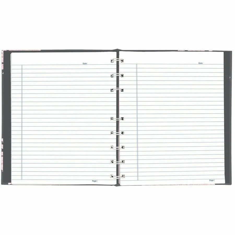 Blueline NotePro Pink Daisy Notebook: 150 Pages Twin Wirebound Ruled Margin - Notebooks