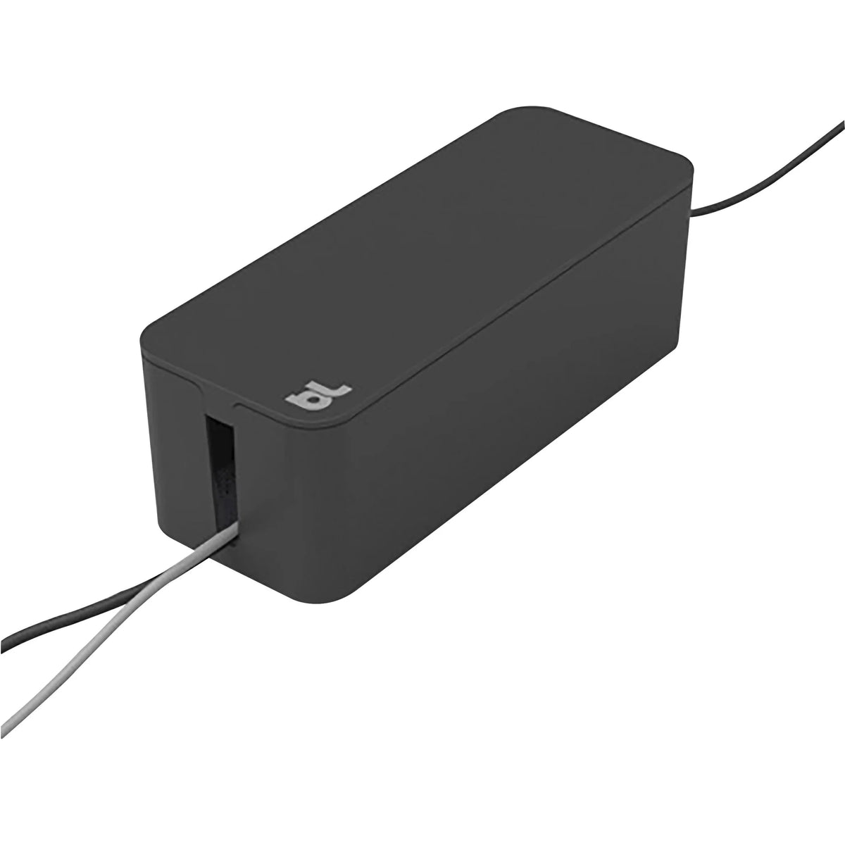 Bluelounge Cable Box: Neatly Organize Cables - Black - 6.25’’ Length - Electronic Accessories