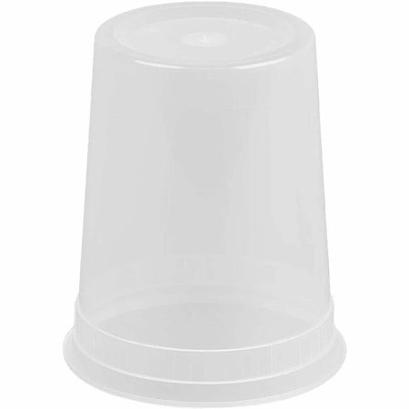 BluTable 32 oz Round Deli Tub Containers - Food Storage - Microwave Safe - Clear - 500 / Carton