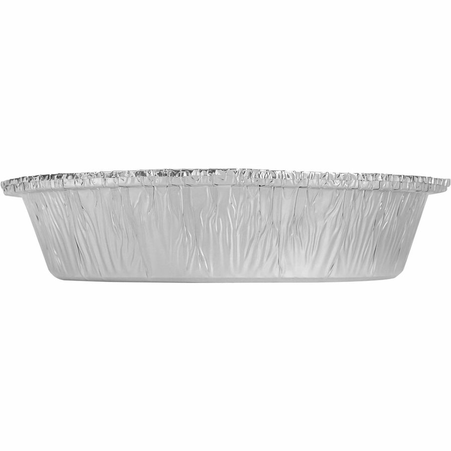BluTable 7’’ Round Foil Pans - Food Storage - Diameter - Silver - Aluminum Body - 500 / Carton