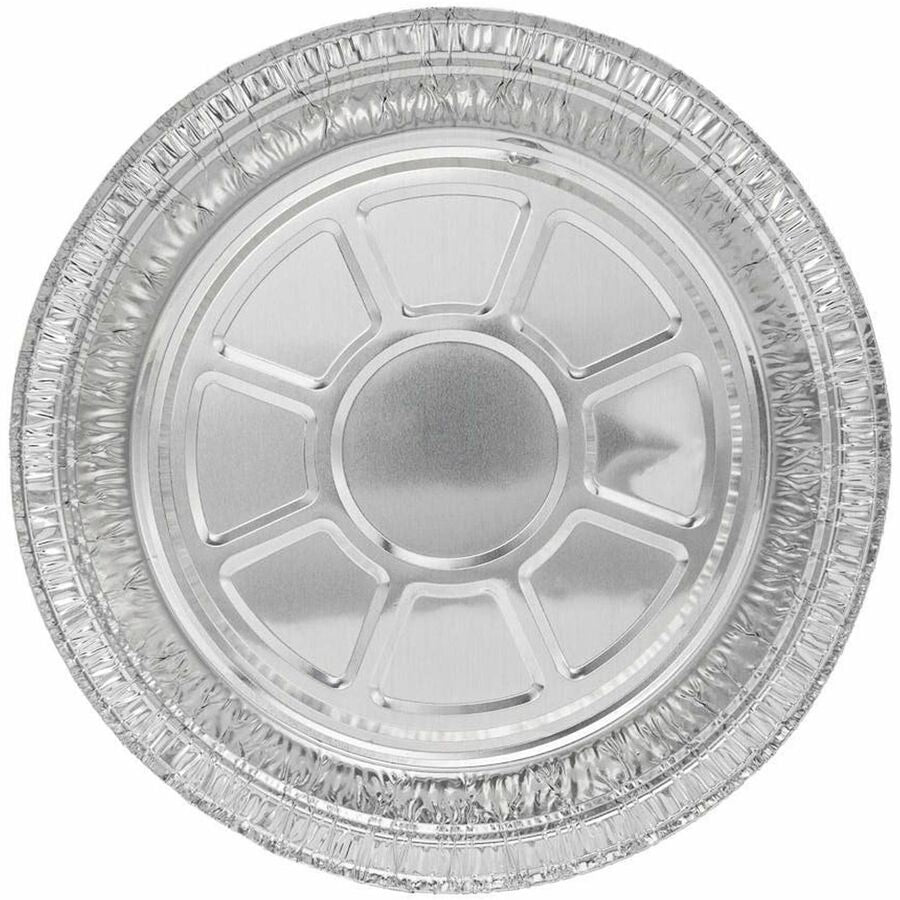 BluTable 7’’ Round Foil Pans - Food Storage - Diameter - Silver - Aluminum Body - 500 / Carton
