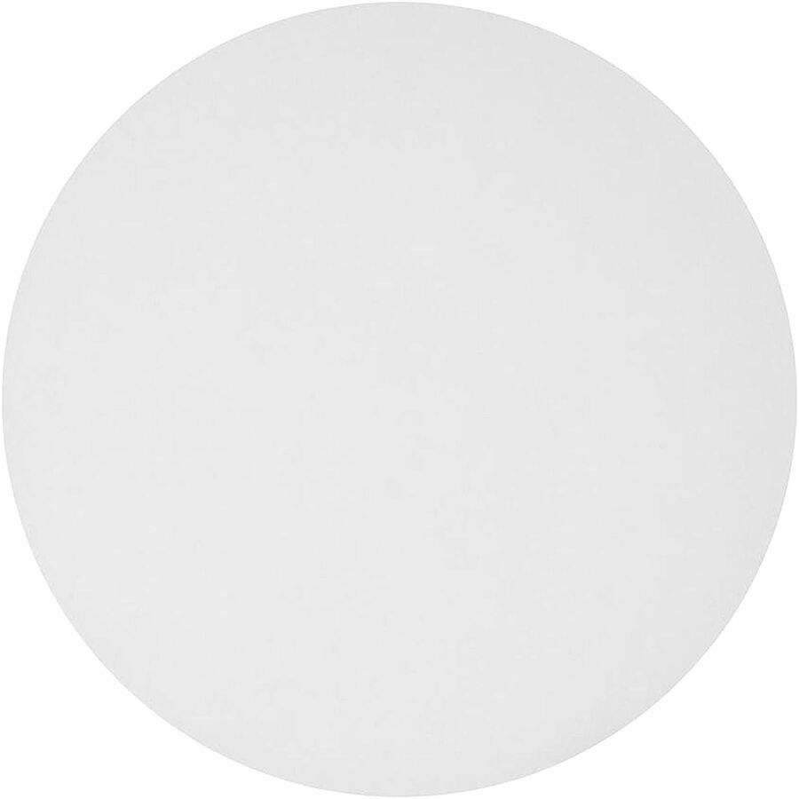BluTable 9’’ Round Foil Pan Flat Board Lids - White Silver - 500 / Carton - Food Storage