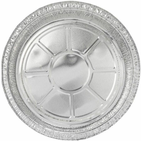 BluTable 9’’ Round Foil Pans - Food Storage - Silver - Aluminum Body - 500 / Carton