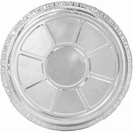 BluTable 9’’ Round Foil Pans - Food Storage - Silver - Aluminum Body - 500 / Carton