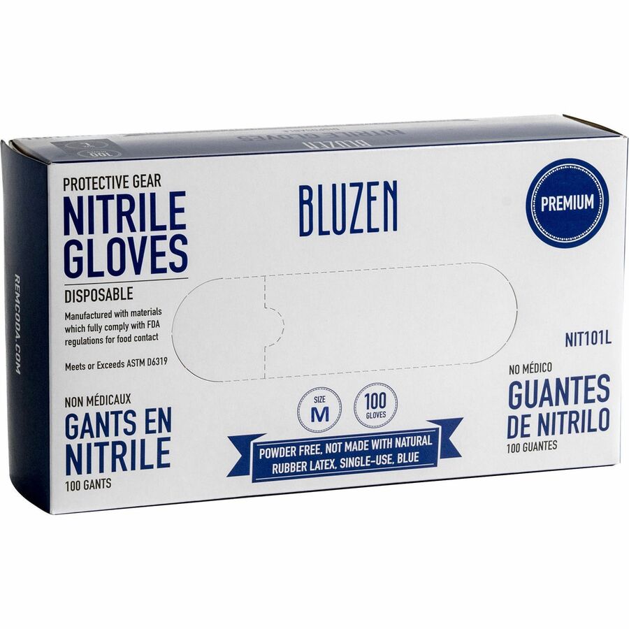 BLUZEN Disposable Nitrile Gloves - Front