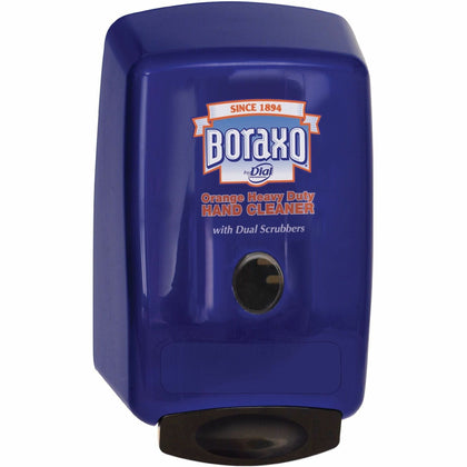 Boraxo Heavy Duty Soap Dispenser - 2-Liter Manual Pump - Durable Blue Design - Skin Care Dispensers & Refills