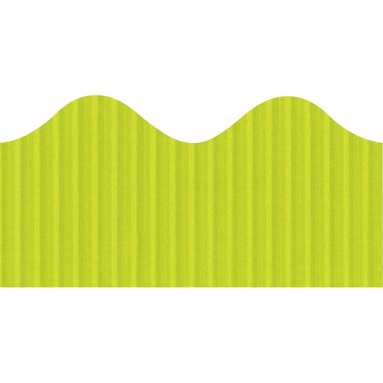 Bordette Decorative Border: Fade-Resistant Lime Roll - Bulletin Board Sets & Trim