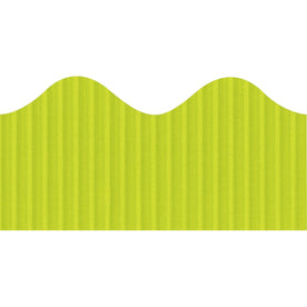 Bordette Decorative Border: Fade-Resistant Lime Roll - Bulletin Board Sets & Trim