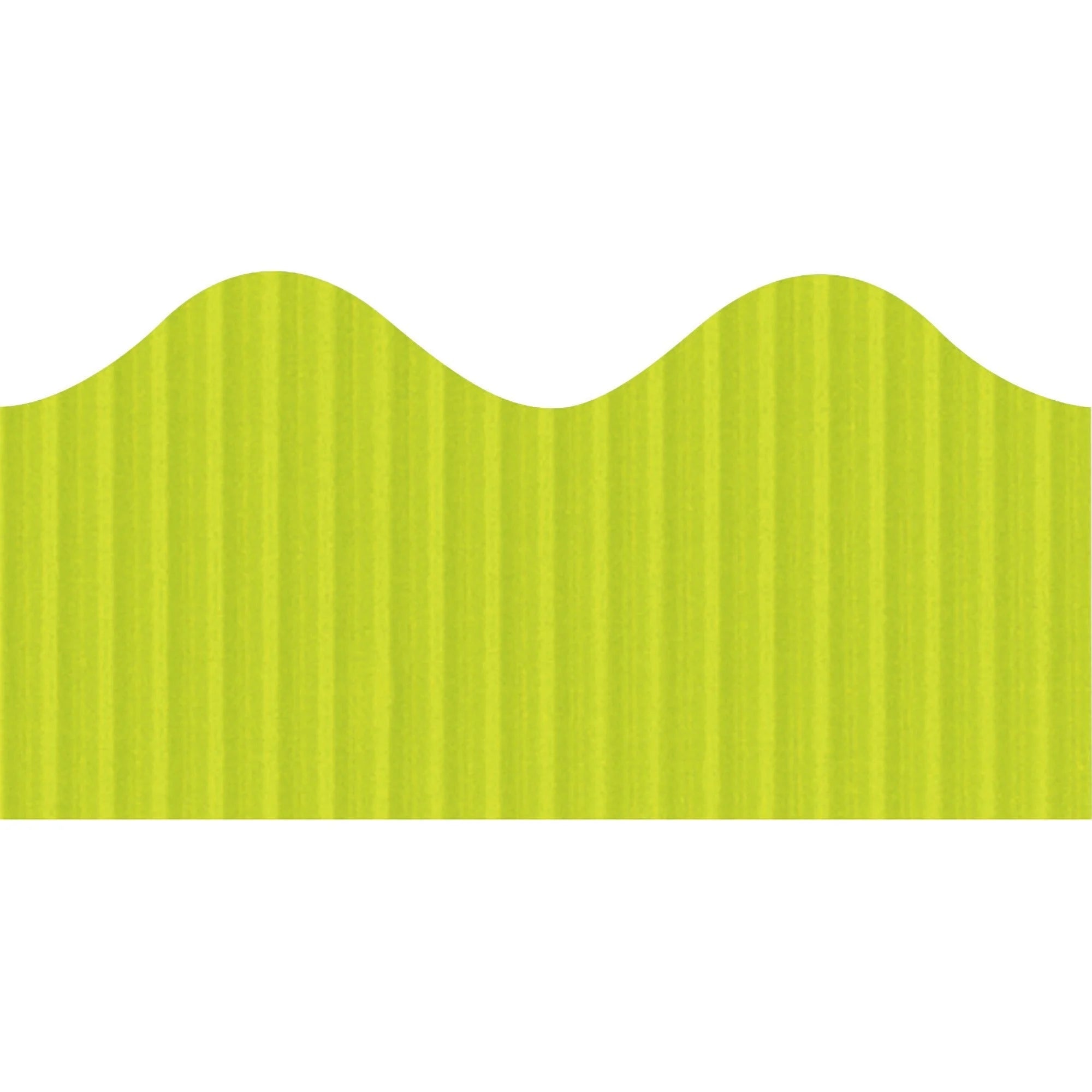 Bordette Decorative Border: Fade-Resistant Lime Roll - Bulletin Board Sets & Trim