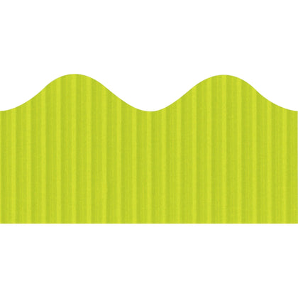 Bordette Decorative Border: Fade-Resistant Lime Roll - Bulletin Board Sets & Trim