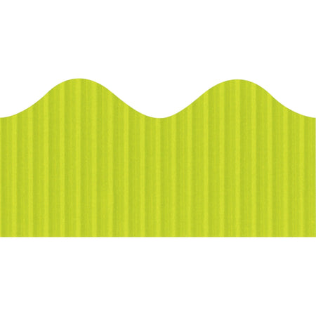 Bordette Decorative Border: Fade-Resistant Lime Roll - Bulletin Board Sets & Trim