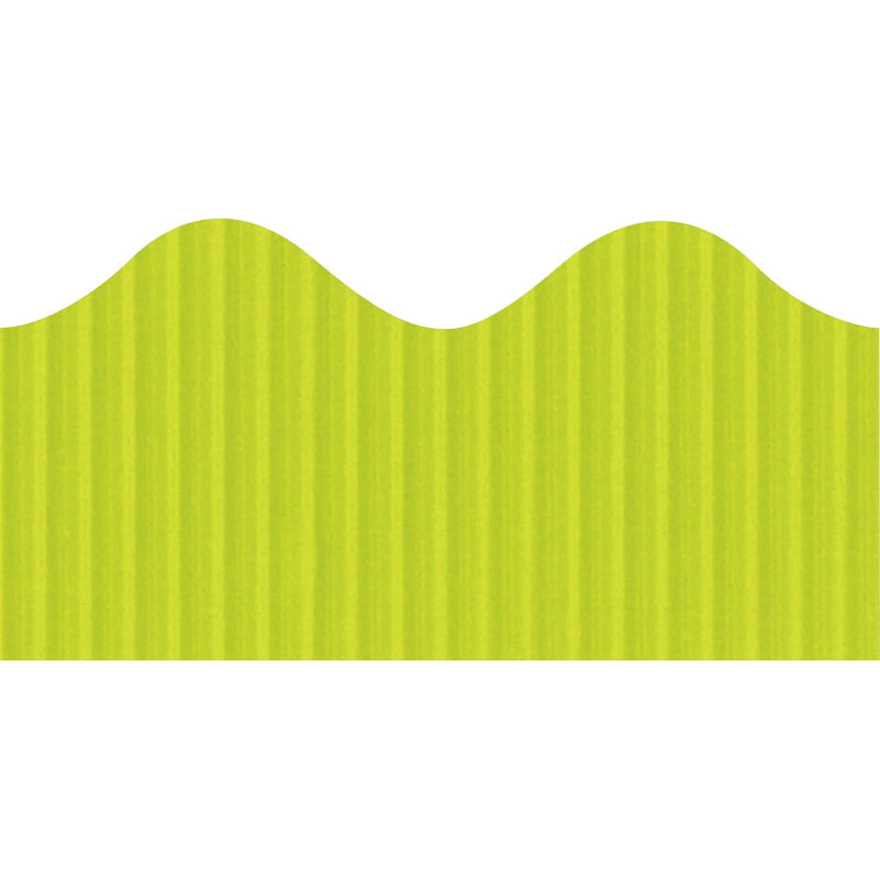 Bordette Decorative Border: Fade-Resistant Lime Roll - Bulletin Board Sets & Trim