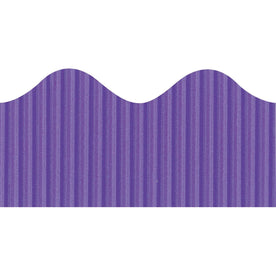Bordette Decorative Border: Fade-Resistant Purple Roll - Bulletin Board Sets & Trim