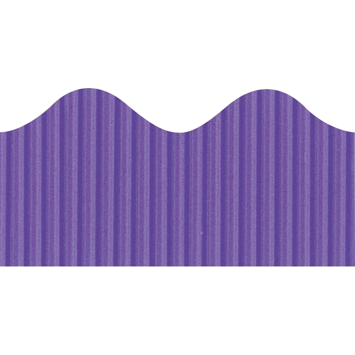 Bordette Decorative Border: Fade-Resistant Purple Roll - Bulletin Board Sets & Trim