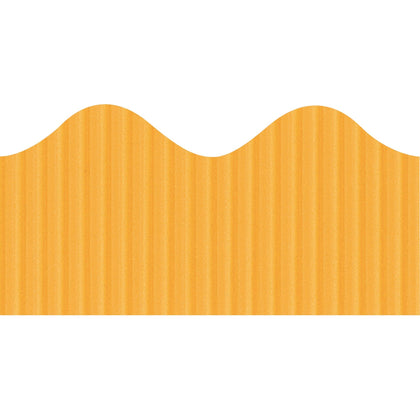 Bordette Decorative Border: Sunset Gold - Fade Resistant - 2.25’’ x 600’’ - Bulletin Board Sets & Trim