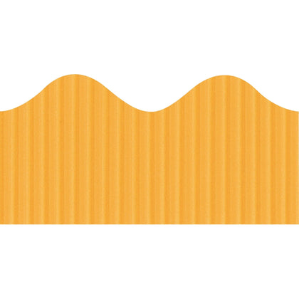 Bordette Decorative Border: Sunset Gold - Fade Resistant - 2.25’’ x 600’’ - Bulletin Board Sets & Trim