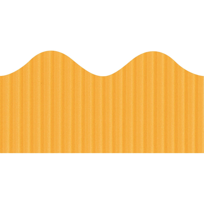 Bordette Decorative Border: Sunset Gold - Fade Resistant - 2.25’’ x 600’’ - Bulletin Board Sets & Trim