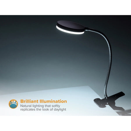 Bostitch Adjustable Clamp Desk Lamp, Black - Alternate-Image1
