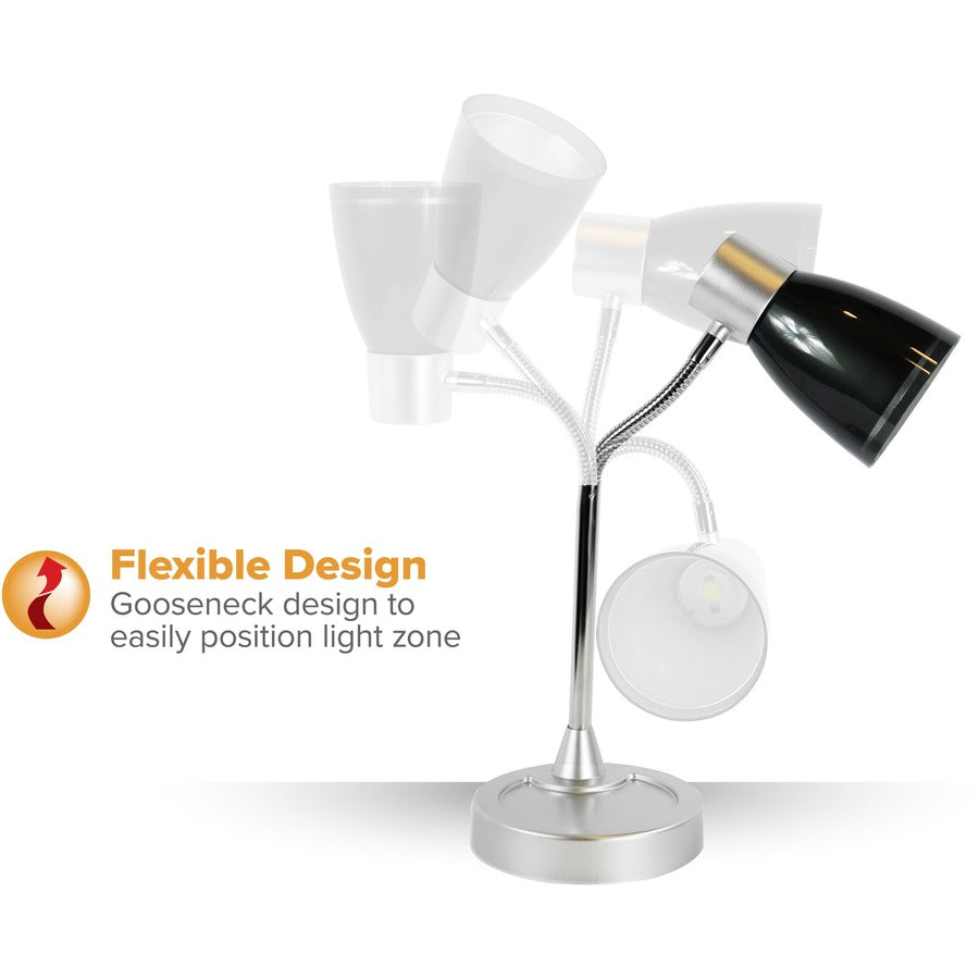 Bostitch Adjustable Desk Lamp, Black - Alternate-Image1