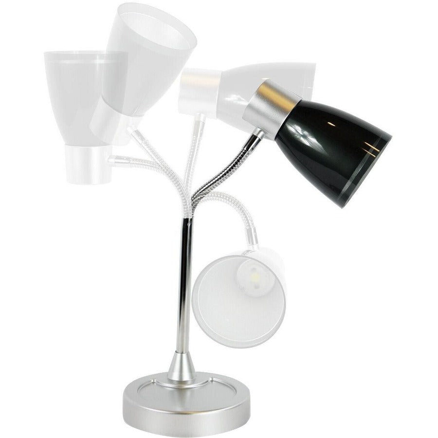 Bostitch Adjustable Desk Lamp, Black - Right