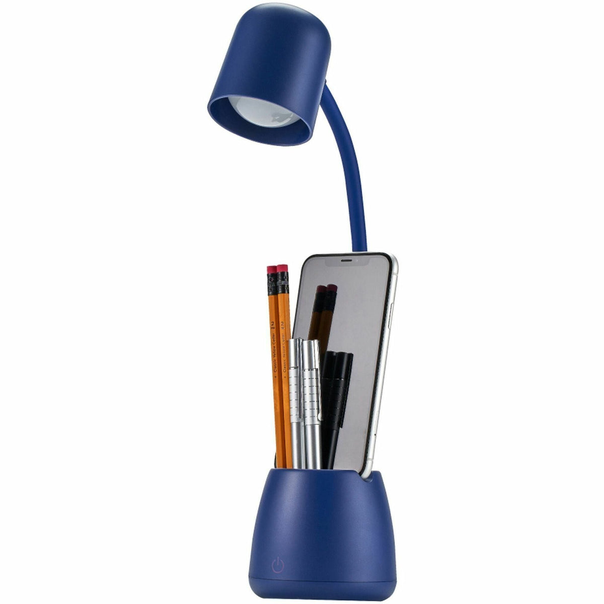 Bostitch Desk Lamp with Storage Cup, Navy - 2000
