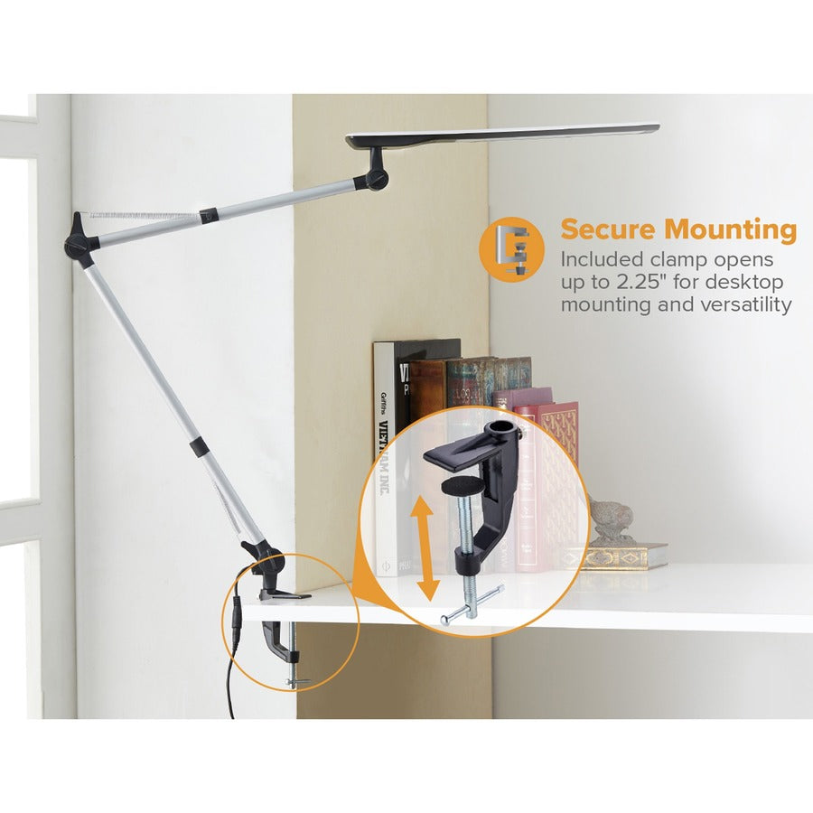Bostitch Dual Swing Arm Desk Lamp, Black - Alternate-Image5