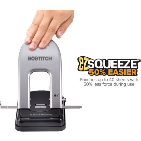 Bostitch EZ Squeeze™ 40 Two-Hole Punch - Front