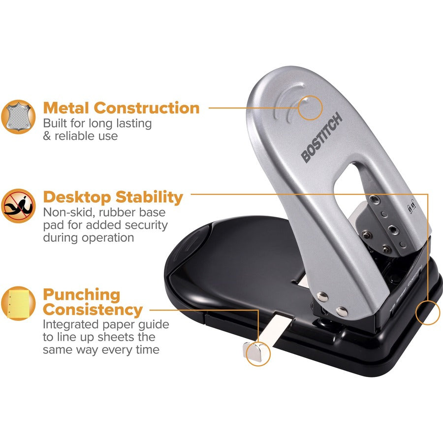 Bostitch EZ Squeeze™ 40 Two-Hole Punch - Right