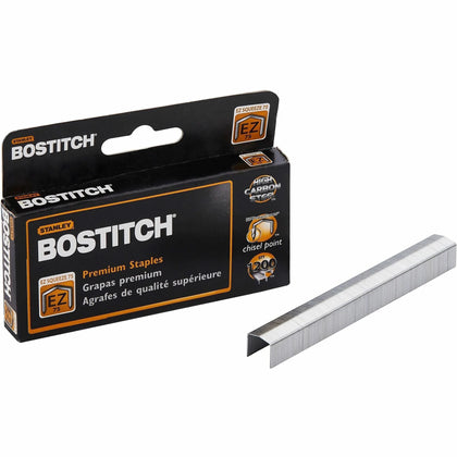 Bostitch EZ Squeeze 75 Premium Staples: High Capacity Chisel Point - 1200/Box - Staples & Staple Removers
