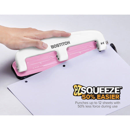 Bostitch EZ Squeeze™ InCourage 12 Three-Hole Punch - Top