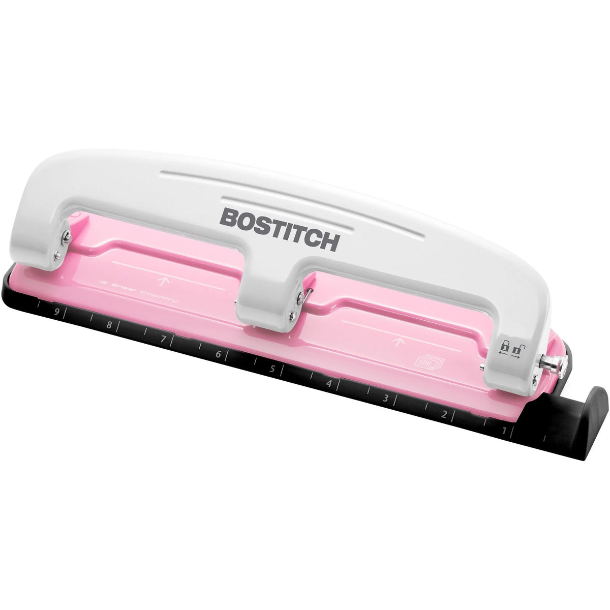 Bostitch EZ Squeeze™ InCourage 12 Three-Hole Punch - Efficient Paper - Punches