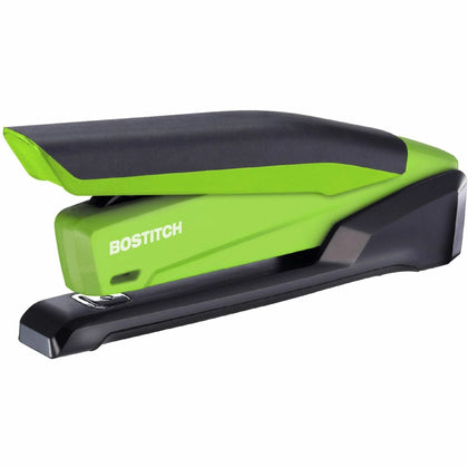 Bostitch InPower Antimicrobial Desktop Stapler - Staples 20 Sheets - Green - Staplers