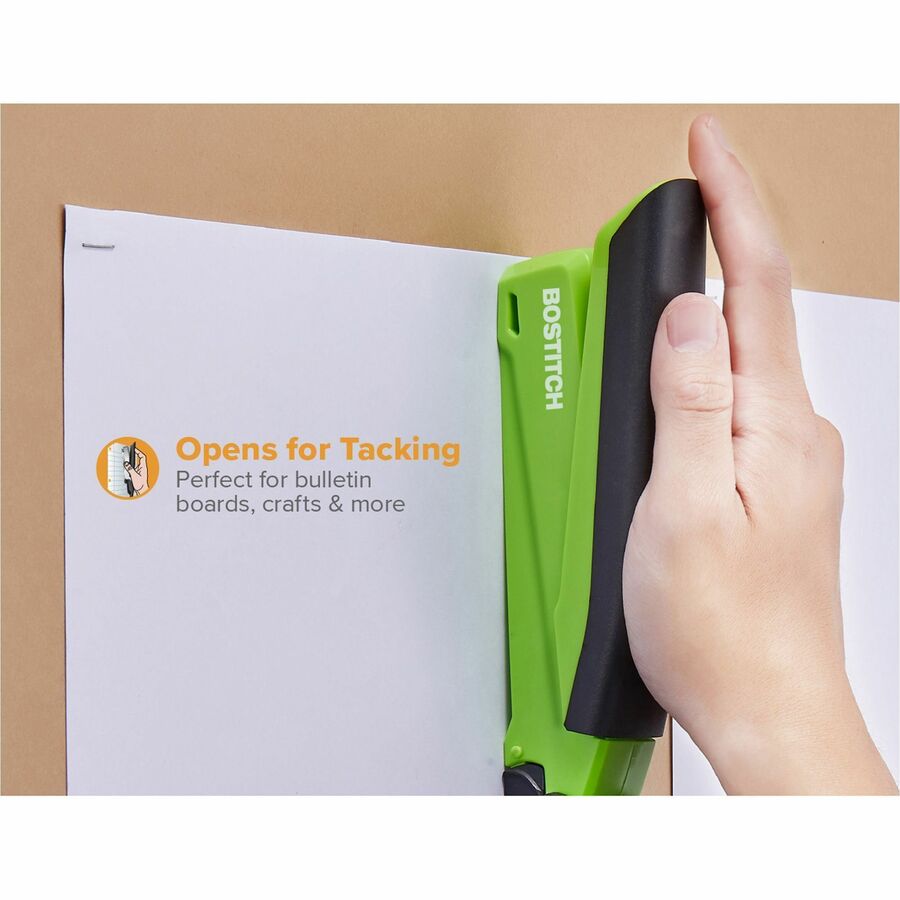 Bostitch InPower Spring-Powered Antimicrobial Desktop Stapler - Bottom