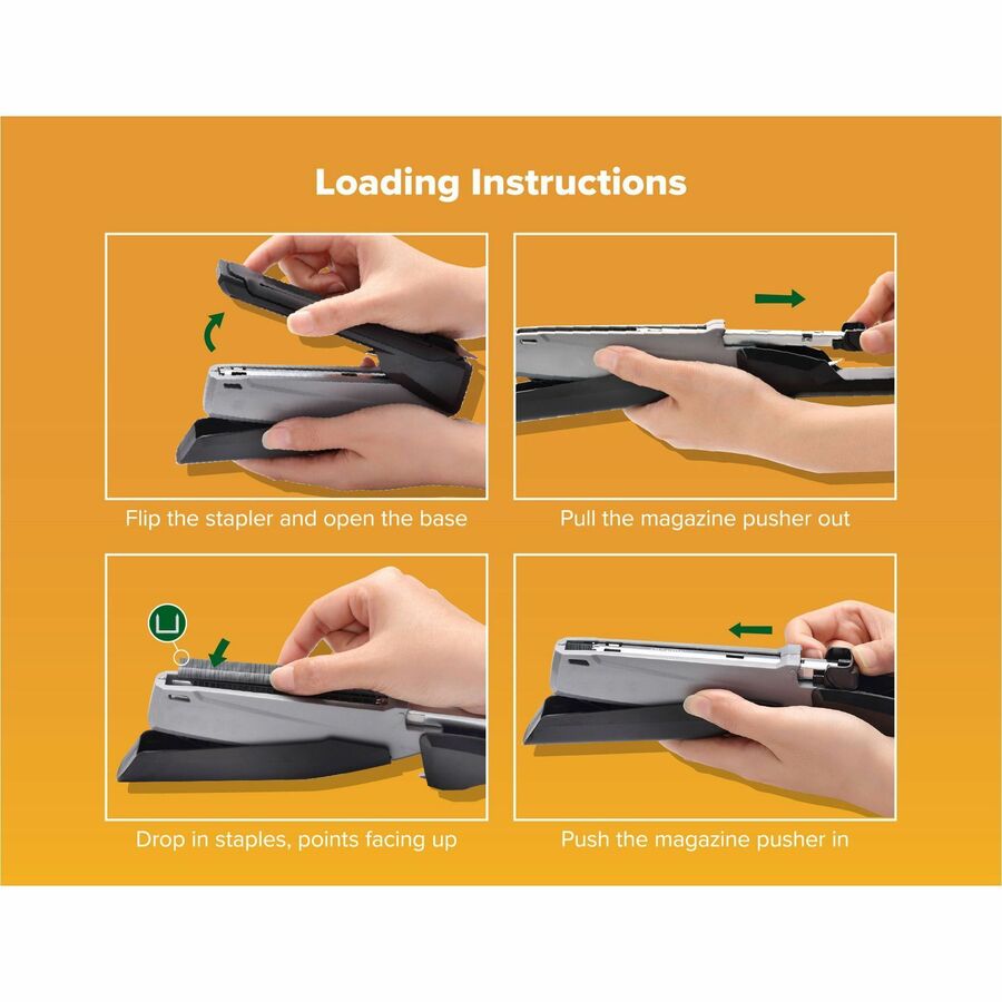 Bostitch InPower Spring-Powered Antimicrobial Desktop Stapler - Alternate-Image5