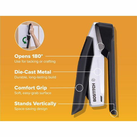 Bostitch InPower Spring-Powered Antimicrobial Desktop Stapler - Alternate-Image4