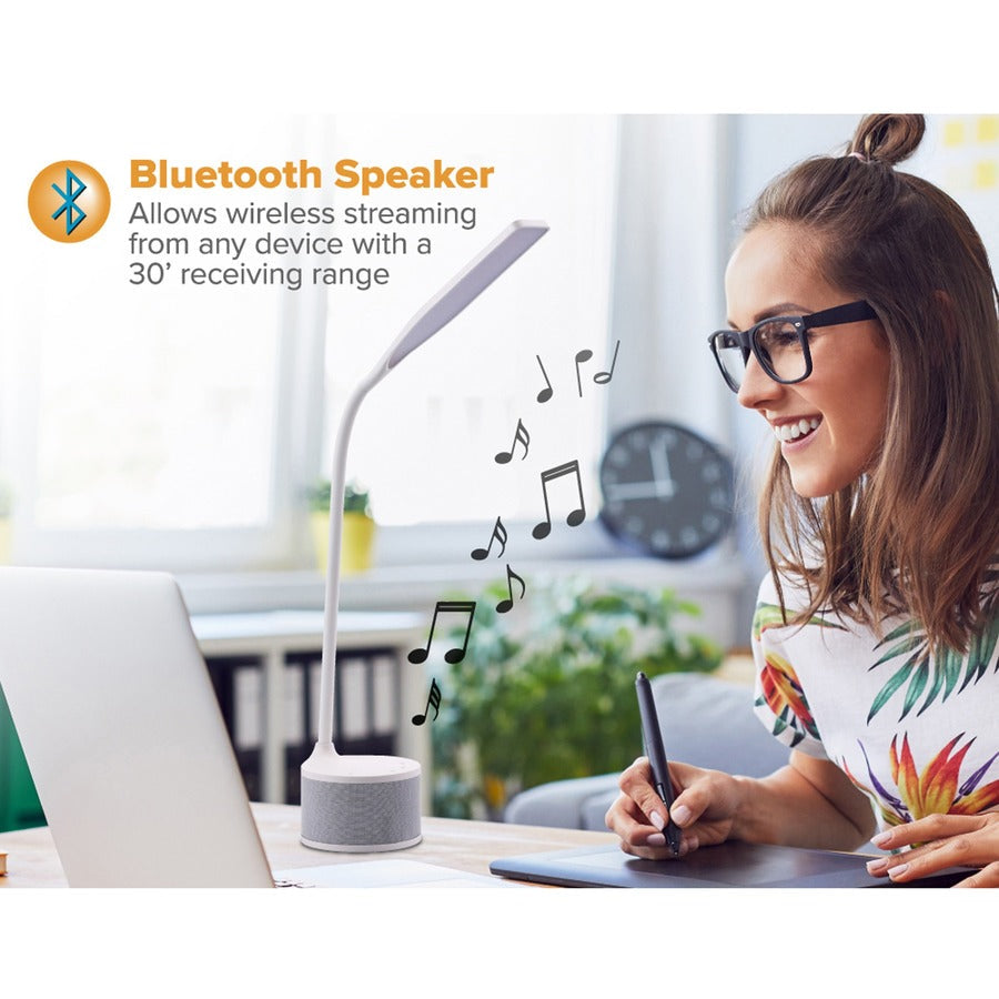 Bostitch LED Bluetooth USB Speaker Lamp - Alternate-Image6