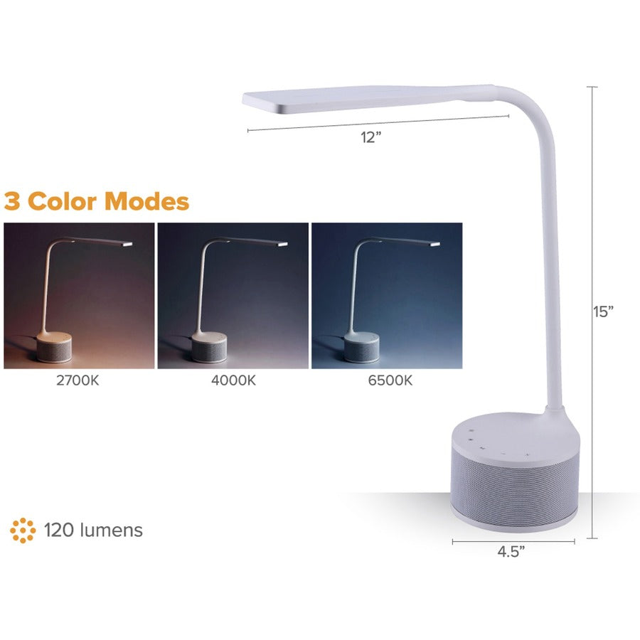 Bostitch LED Bluetooth USB Speaker Lamp - Alternate-Image7