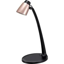 Bostitch LED Desk Lamp - 3.50 W Bulb - Adjustable Head Flicker-free Glare-free Light Tilted - Mountable - Rose Gold