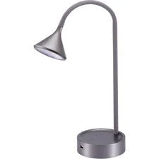 Bostitch LED Gooseneck Lamp - 5 W Bulb - USB Charging Adjustable Brightness Dimmable Flicker-free Glare-free Light