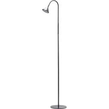 Bostitch Minimalist Floor Lamp - 58’’ Height - LED Bulb - Adjustable Flicker-free Glare-free Light Neck