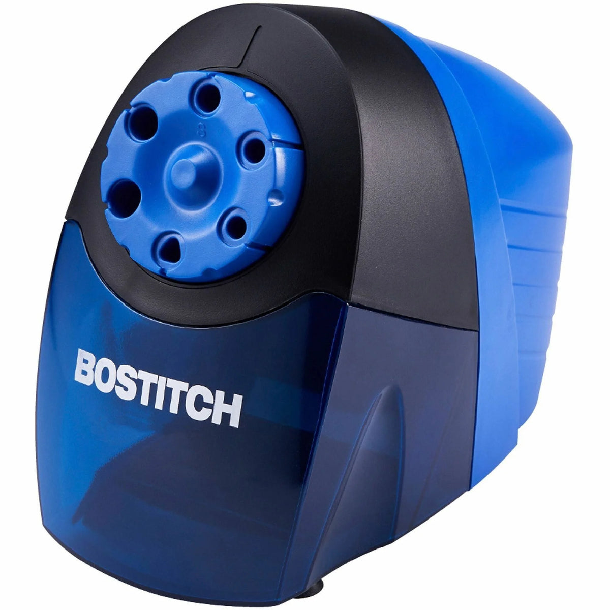 Bostitch QuietSharp Electric Pencil Sharpener - 6-Hole Helical Blue - Sharpeners