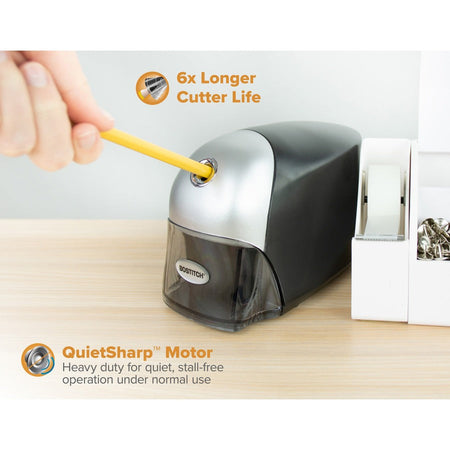 Bostitch QuietSharp Executive Electric Pencil Sharpener - Left