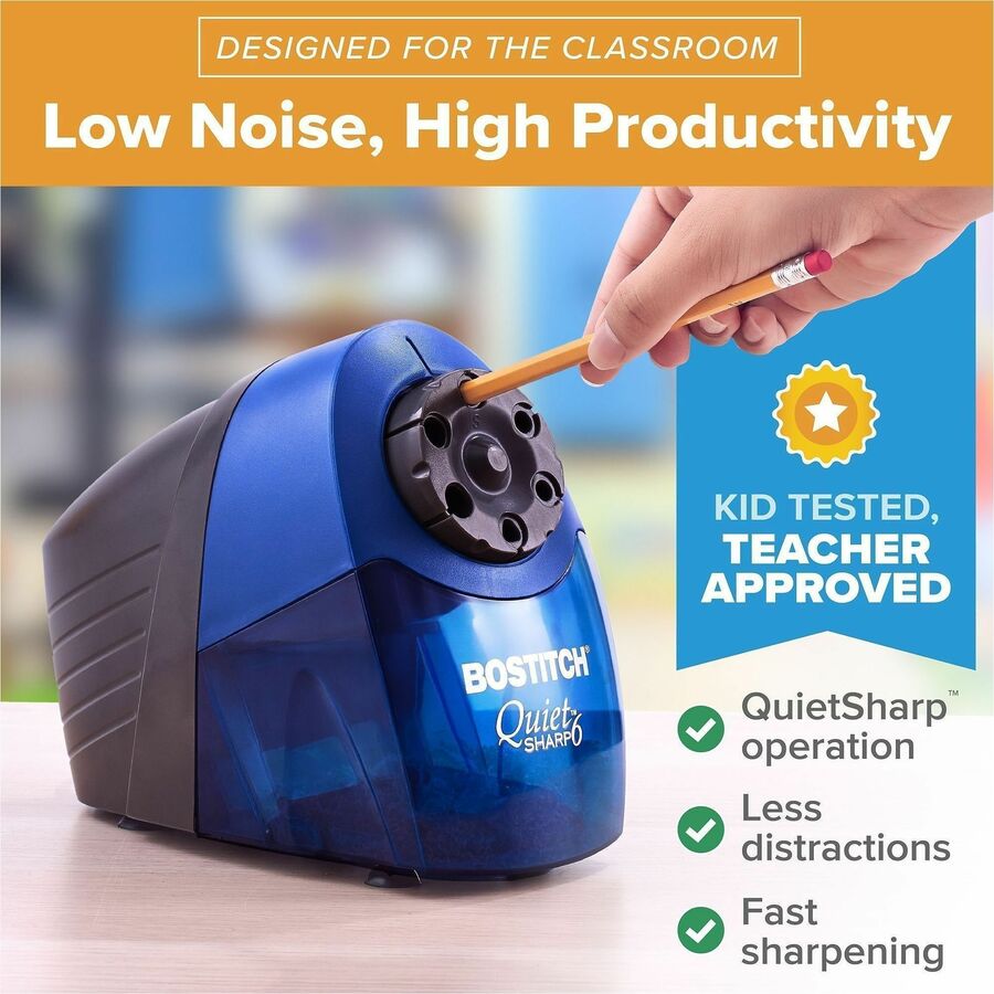 Bostitch QuietSharp Heavy Duty Classroom Electric Pencil Sharpener - Alternate-Image4