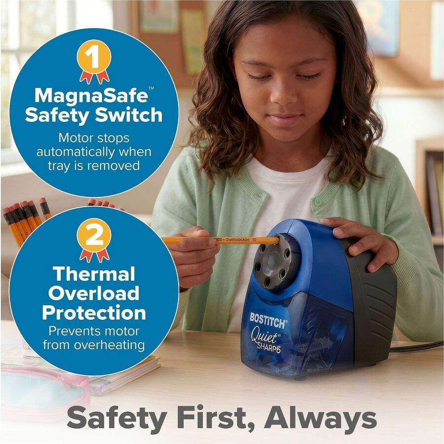 Bostitch QuietSharp Heavy Duty Classroom Electric Pencil Sharpener - Alternate-Image3
