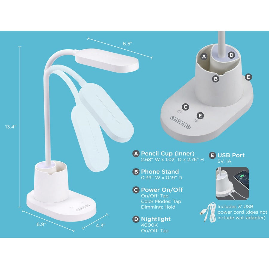 Bostitch Storage Cup/Phone Holder LED Craft Light - Alternate-Image5