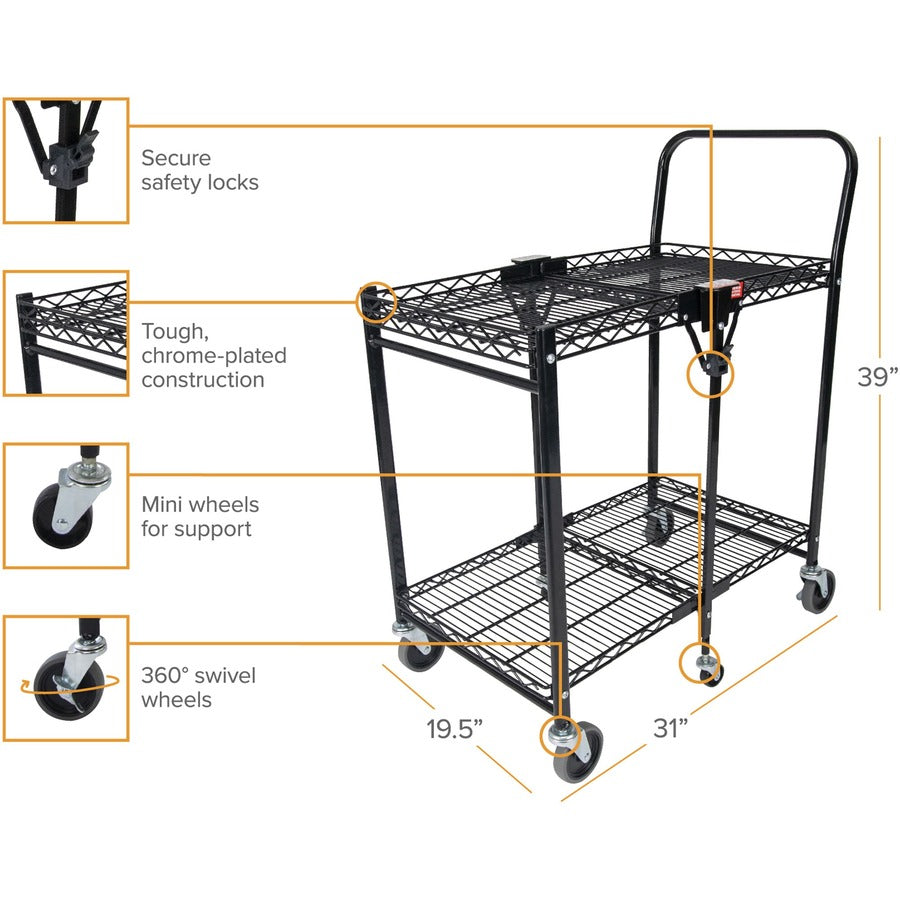 Bostitch Stowaway Folding Utility Cart - Alternate-Image1