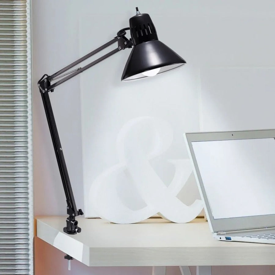 Bostitch Swing Arm Desk Lamp with Clamp, Black - Alternate-Image6