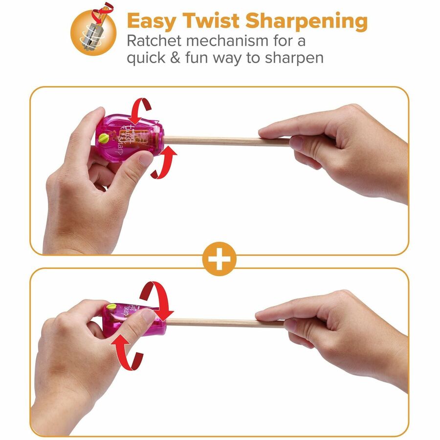 Bostitch Twist-N-Sharp Pencil Sharpener - Top